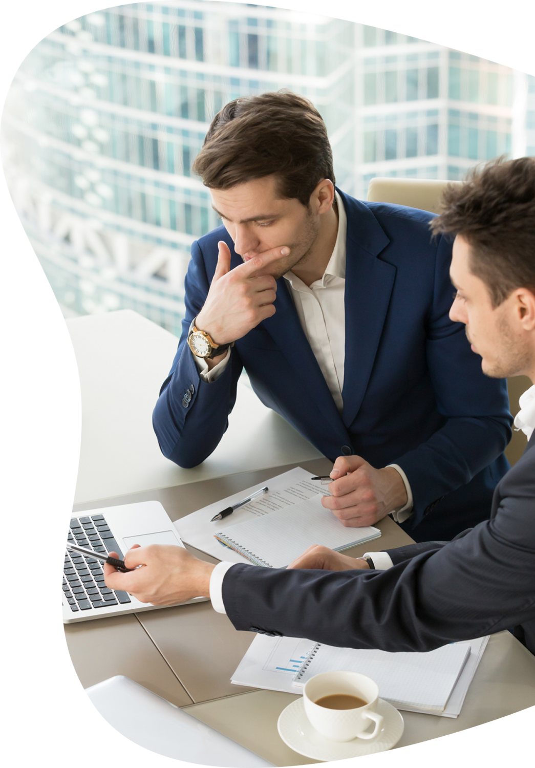 Business professionals working - Baby & Mom Company growth